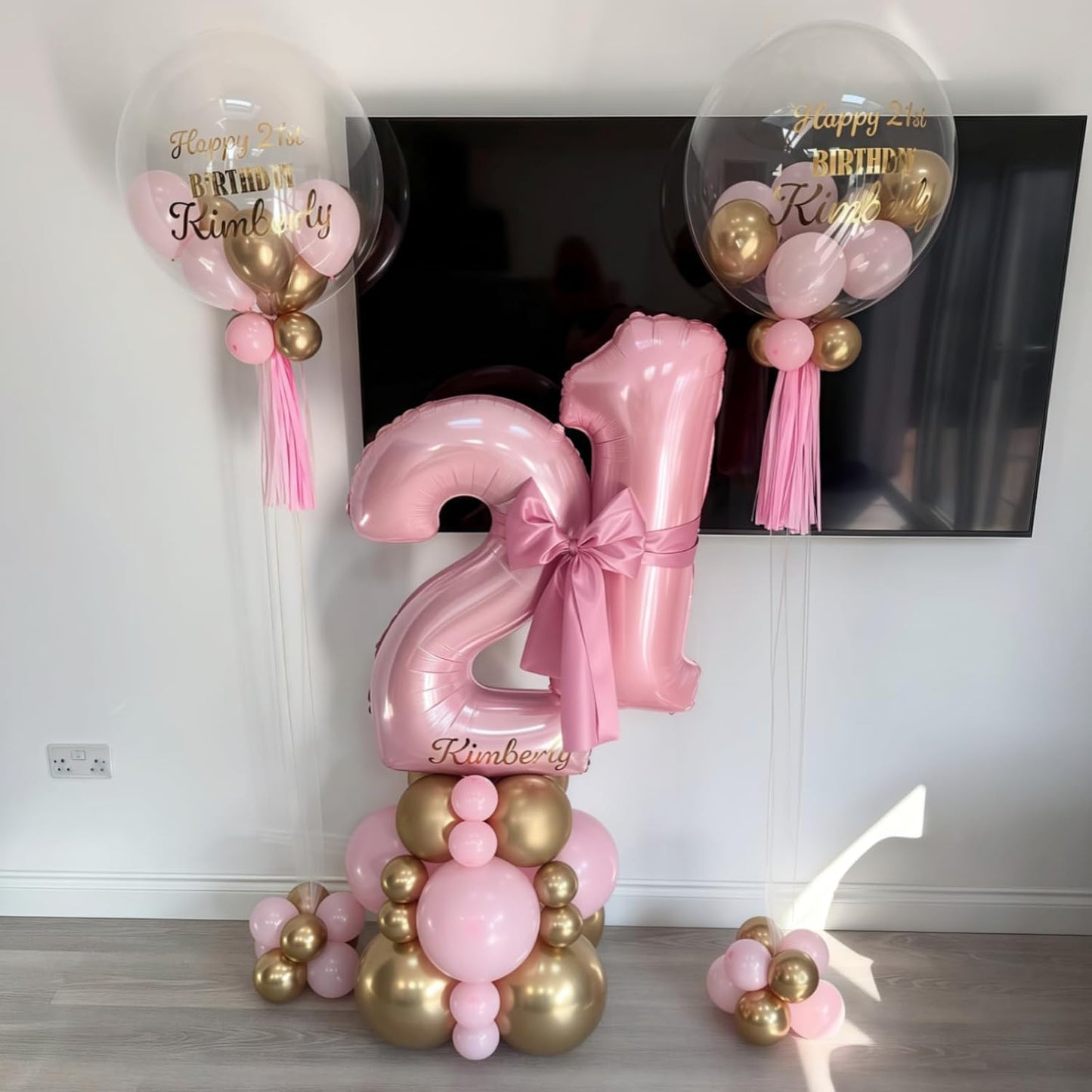 Large Light Pink 17 Balloon, Foil Number 1 & 7 Helium Balloon, 40 Inch Mylar Self Inflating Number 17 Balloon Pastel Pink for Girls 17th Birthday Party Decor Women Anniversary Decorations Supplies