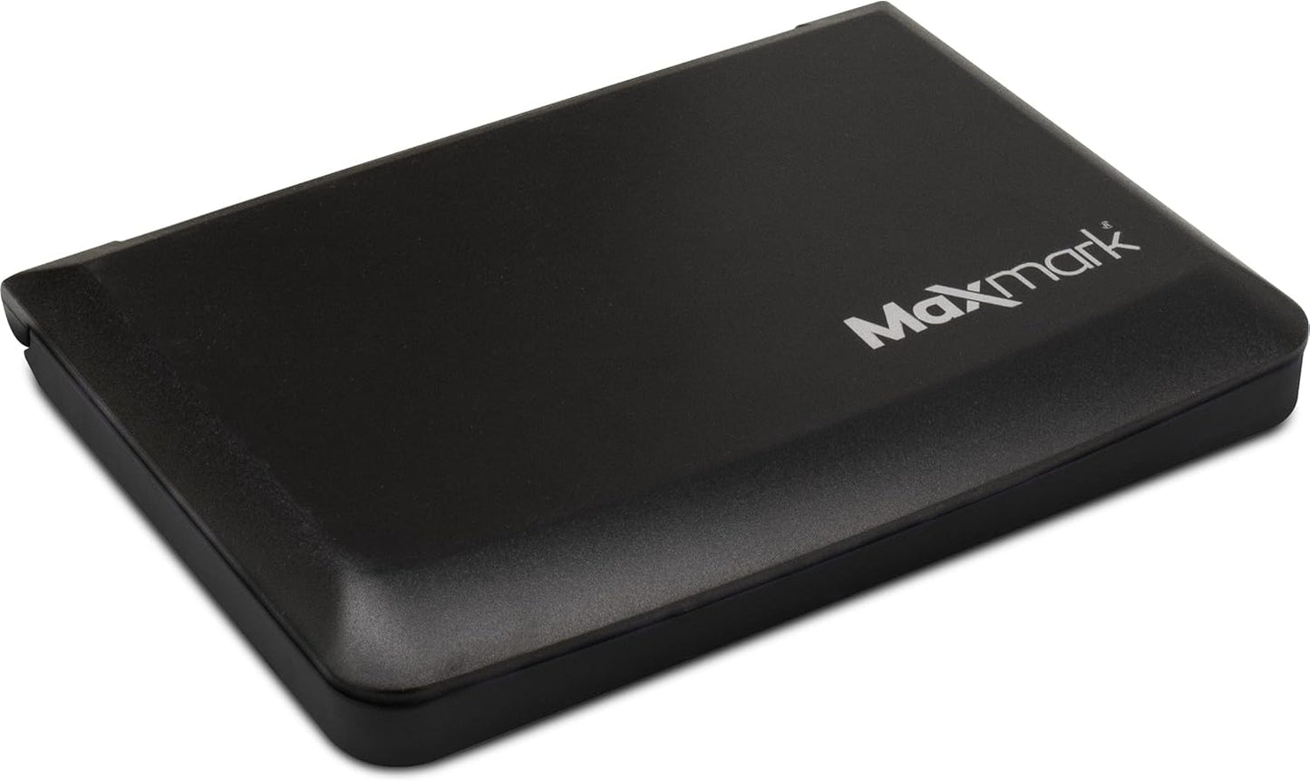MaxMark Large Black Stamp Pad - 2-3/4" by 4-1/4" - Premium Quality Felt Pad