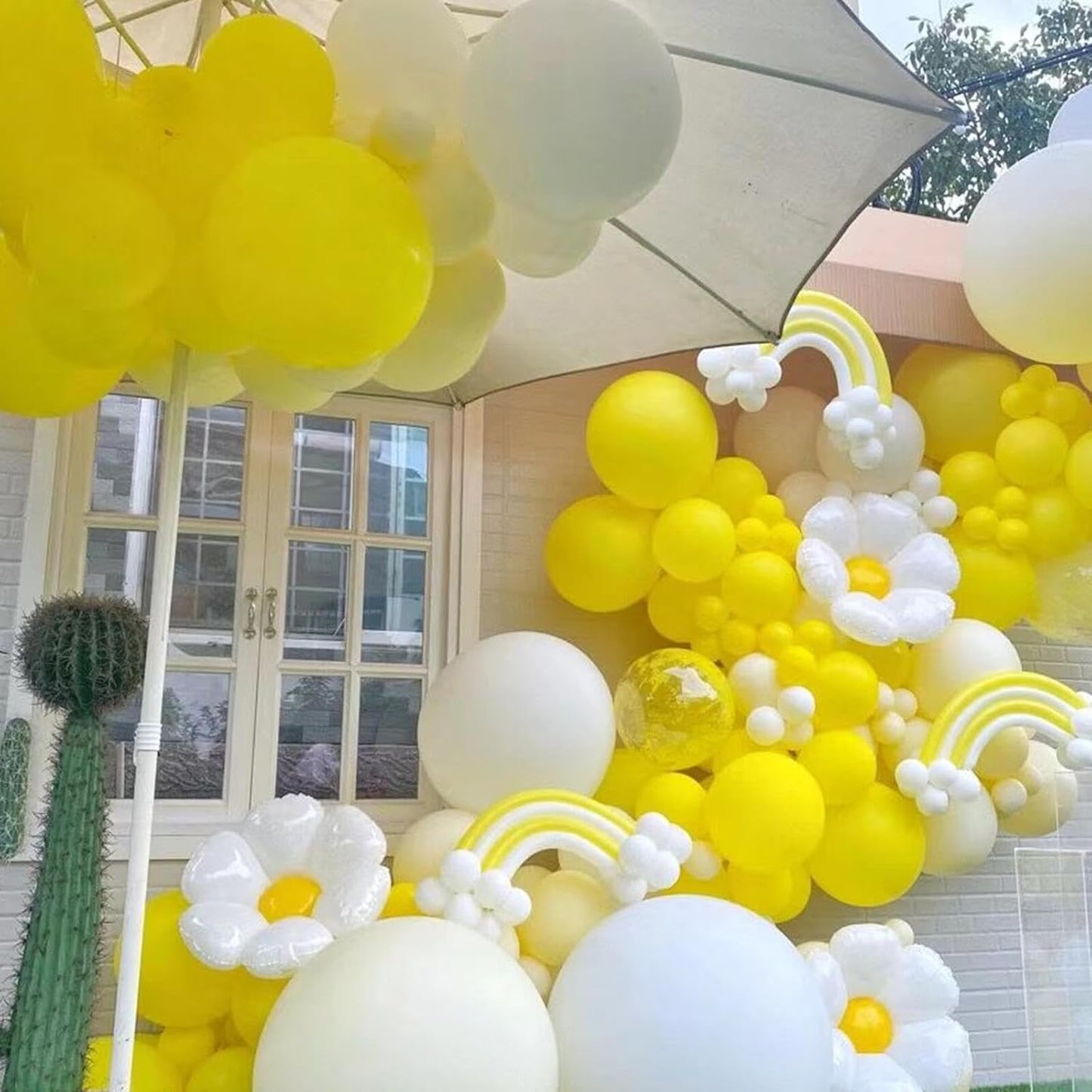 412pcs Yellow Balloon Garland Arch Kit 18 12 10 5 Inch Different Sizes Matte Latex Balloons for Baby Shower Birthday Wedding Honeybee Lemon Gender Reveal Sunflower Theme Party Decoration