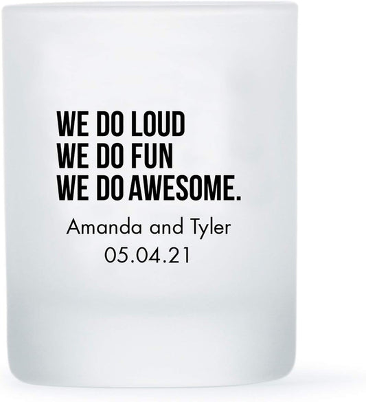 WEDDINGSTAR Personalized 3oz Frosted Shot Glass Customizable Full Color Print - 156 pack