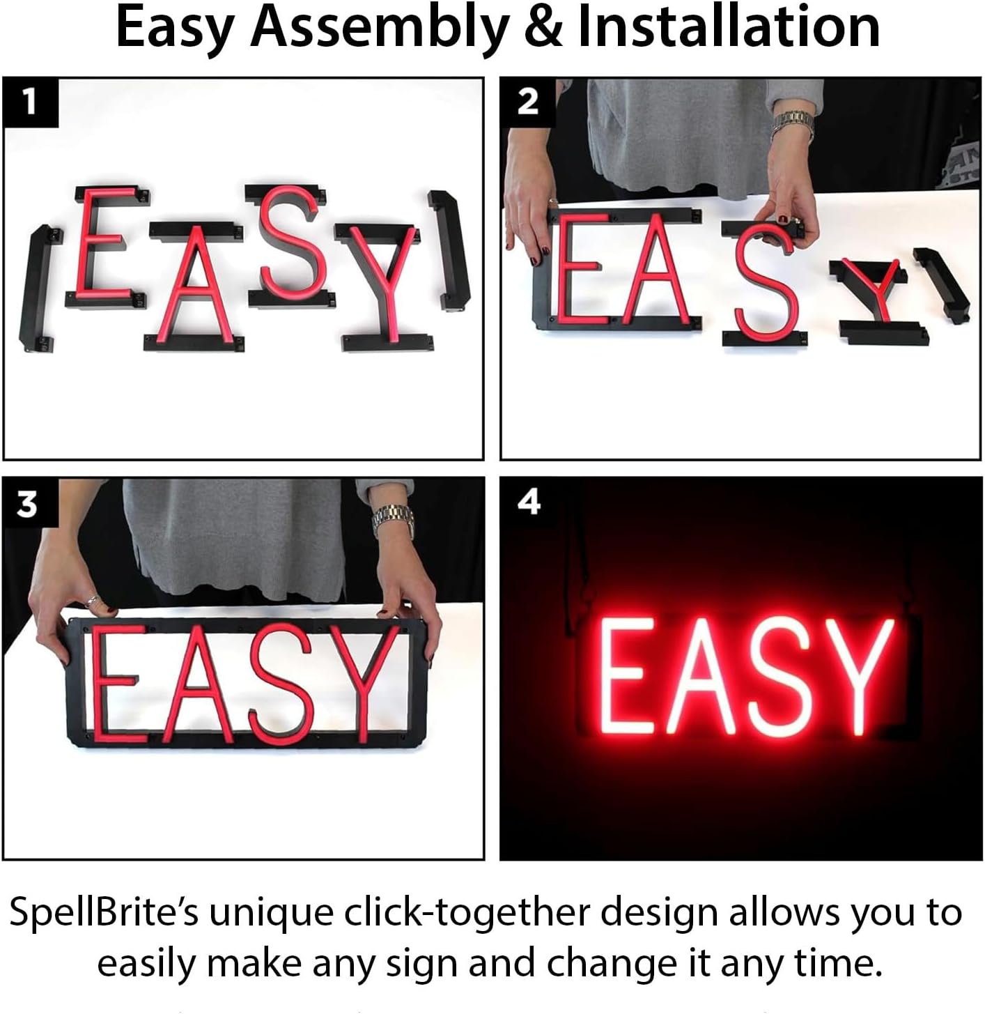 SpellBrite COLD BEER Sign | Beer-Related Sign with Neon Look, White LED Light Source | 16.8" x 15.0"