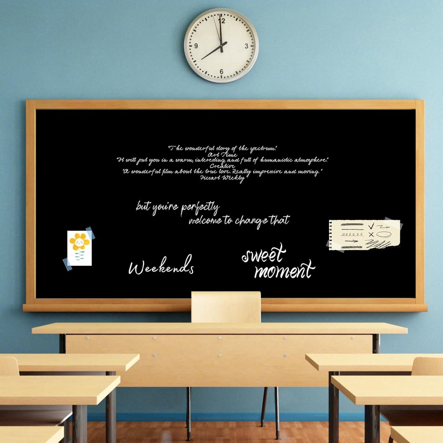 Vanhench Black Wrapping Paper, 17.5" x 963" (80 1/4FT), Art Paper, Birthday, Bouquet Flower Wrapping, 80GSM 55LB