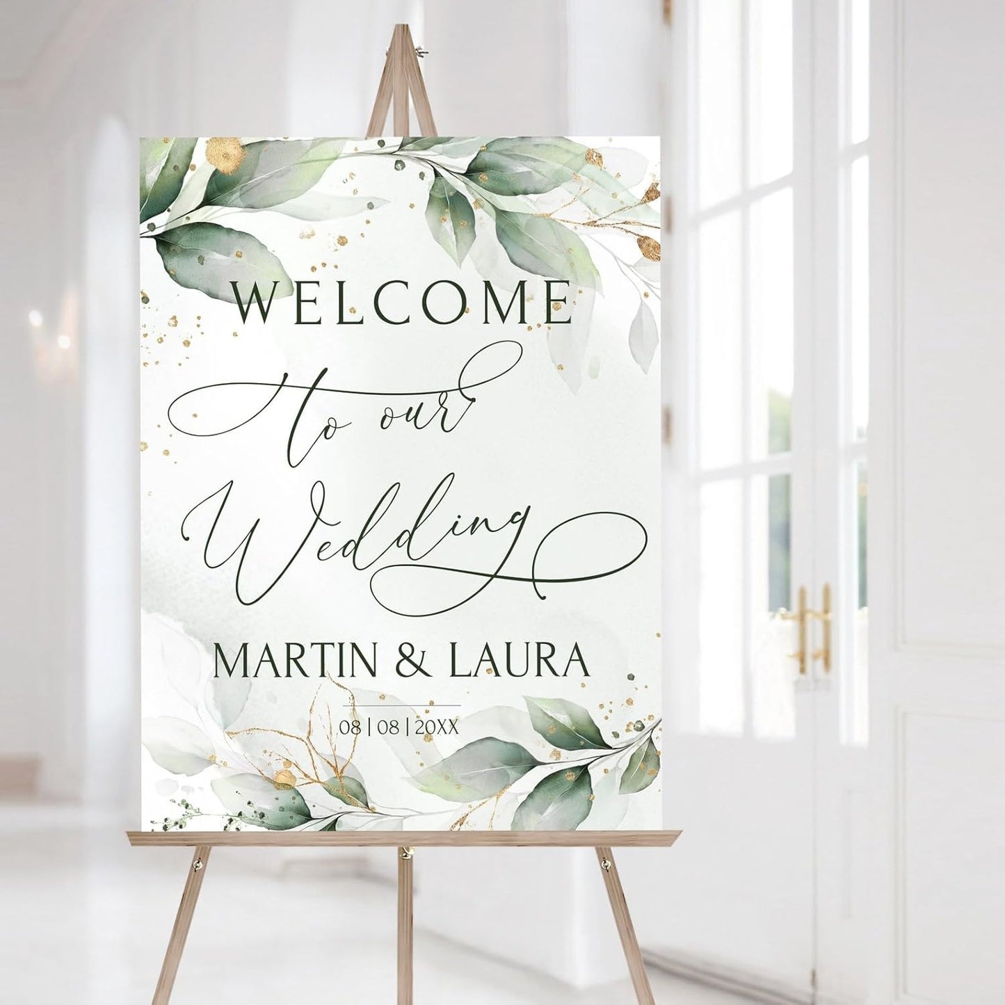 Personalized Wedding Welcome Sign, Flowers Wedding Welcome Sign, Wedding Welcome Sign, Custom Wedding Sign, Welcome To Our Wedding Sign, Flowers Wedding Board, Wedding Decorations Signs # 18