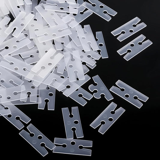 200 PCS Balloon Clips Ties for Sealing, H Shape Plastic Balloon Clips, Clear Bulk Balloons Quick Knotting and Sealing Tying Tools for Wedding, Birthday, Christmas Party Decoration