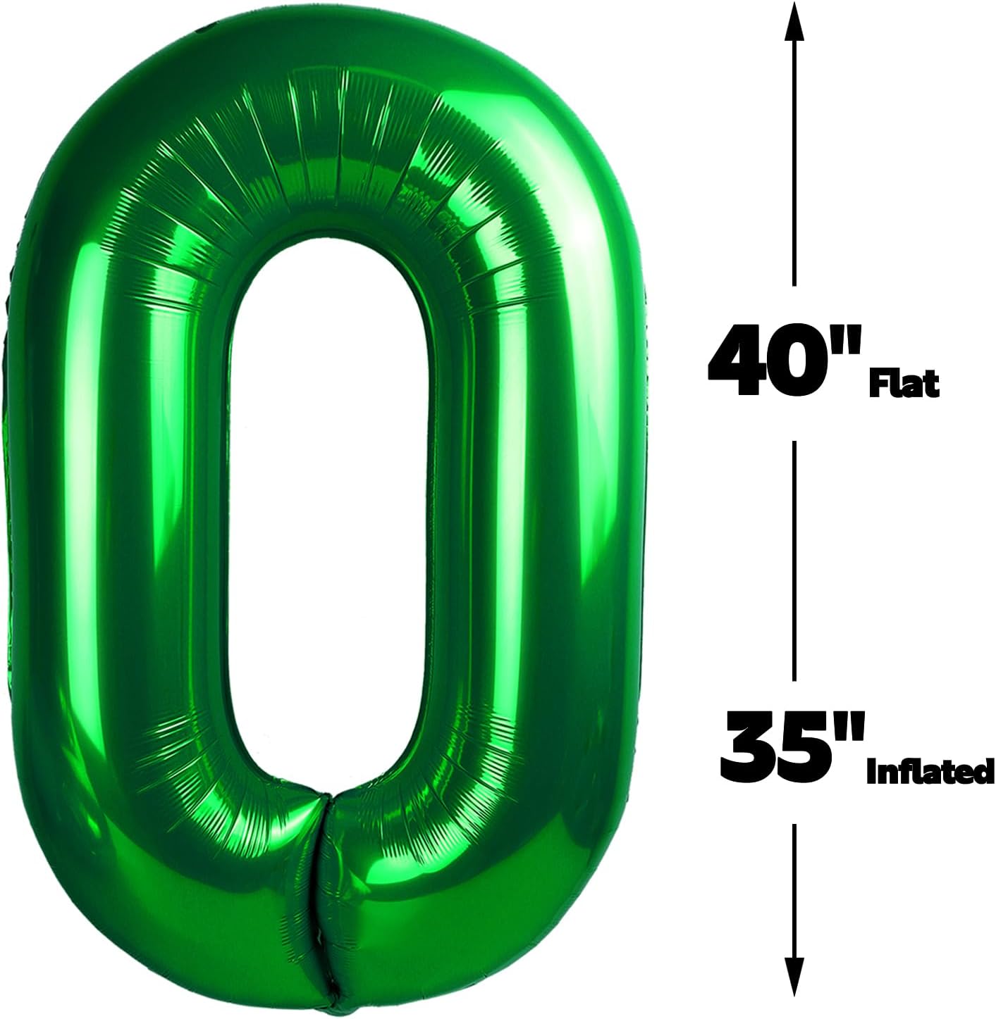Green 40 Inch 30 Number Balloons, Balloon Decorations for 30 Birthday, Foil Giant 30 Birthday Graduations Anniversary Party