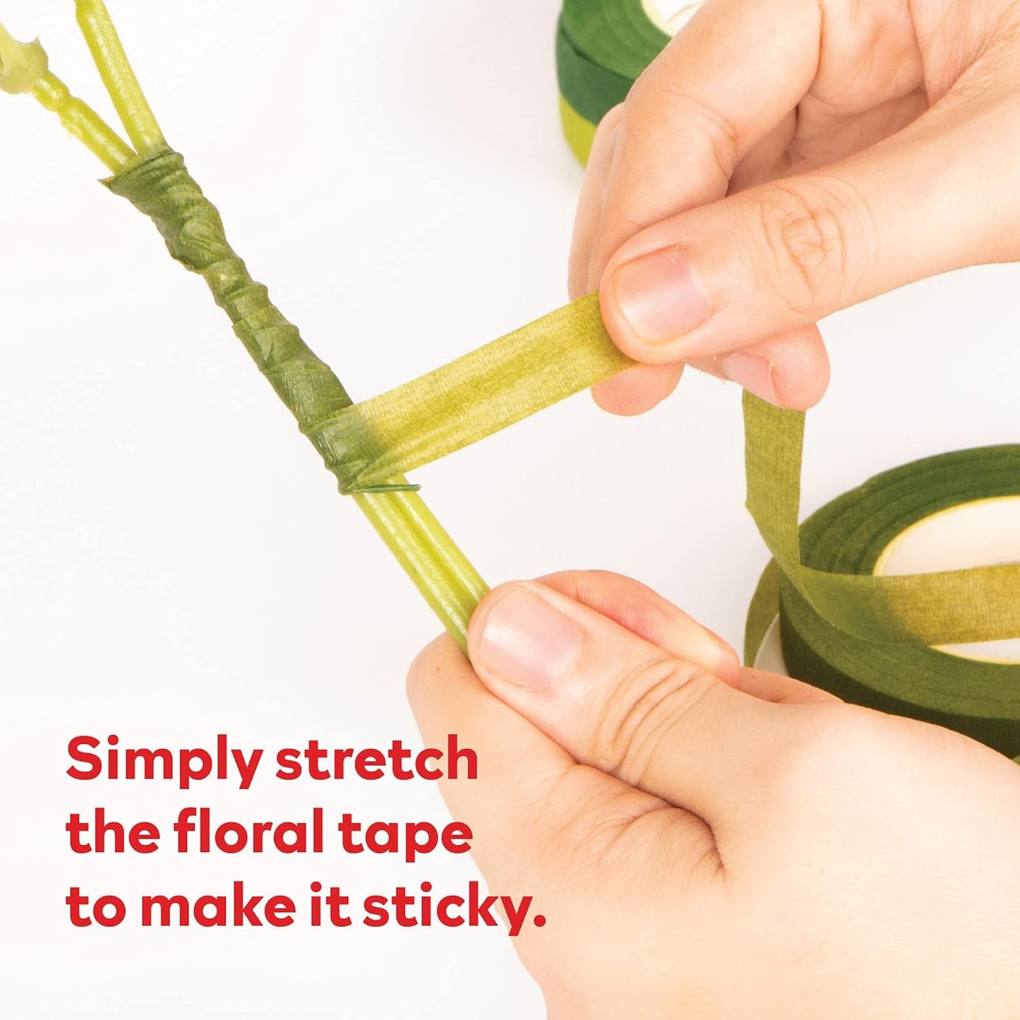 XFasten Floral Arrangement Kit; Flower Arrangements Supplies Included: Green Floral Tapes, Floral Wire Cutter, 22 Gauge Paddle Florist Wire, 26 Gauge Floral Stem Wire for Bouquet Stem Wrap