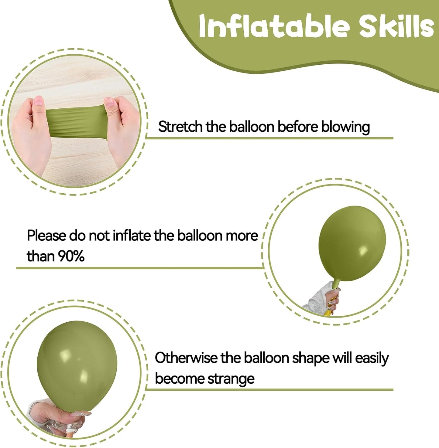 Retro Sage Green and Pink Balloons, 12 inch Metallic Gold Olive Green Pink Clear Latex Balloon for Jungle Safari, Christmas, Nutcracker, Woodland, Birthday Party Decoration