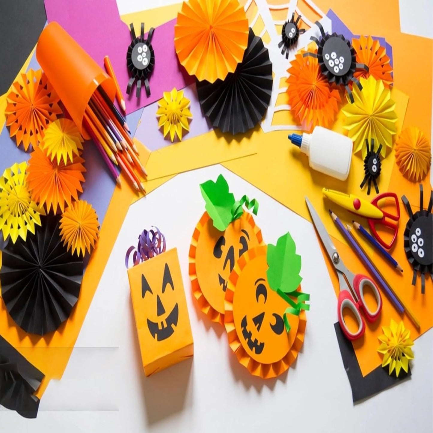 Vanhench Orange Wrapping Paper Roll 17.5"×963" (80/1/4FT), Orange Kraft Paper Roll，Solid Color Art Kraft Craft Paper Roll for Gift Wrapping, Birthday, Bouquet Flower Poster Bulletin Board Paper