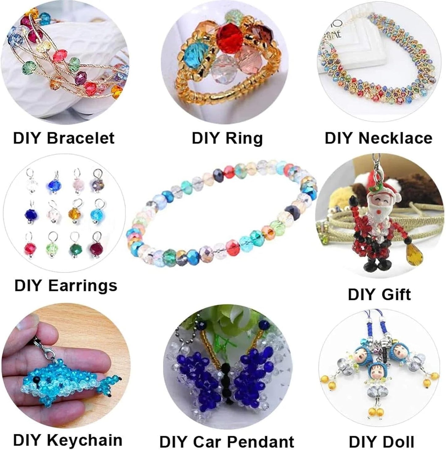 400PCS 4MM Crystal Glass Beads for Jewelry Making Pink Series Rondelle Facted Crystal Glass Beads for Bracelet Making Round Glass Spacer Beads for DIY Crafts Wind Chimes Suncatchers