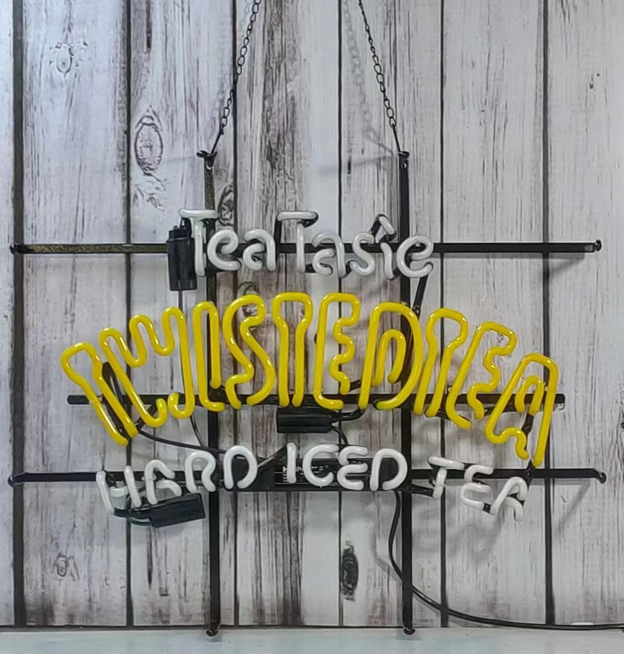 Handmade Real Glass Tea Tasie Twisted Tea Hard Iced Tea Neon Tube Beer 24 X 20 Inches Neon Signs High Definition Jet Graphic Printing Board Restaurant Wall Decor Birthday Party Gifts