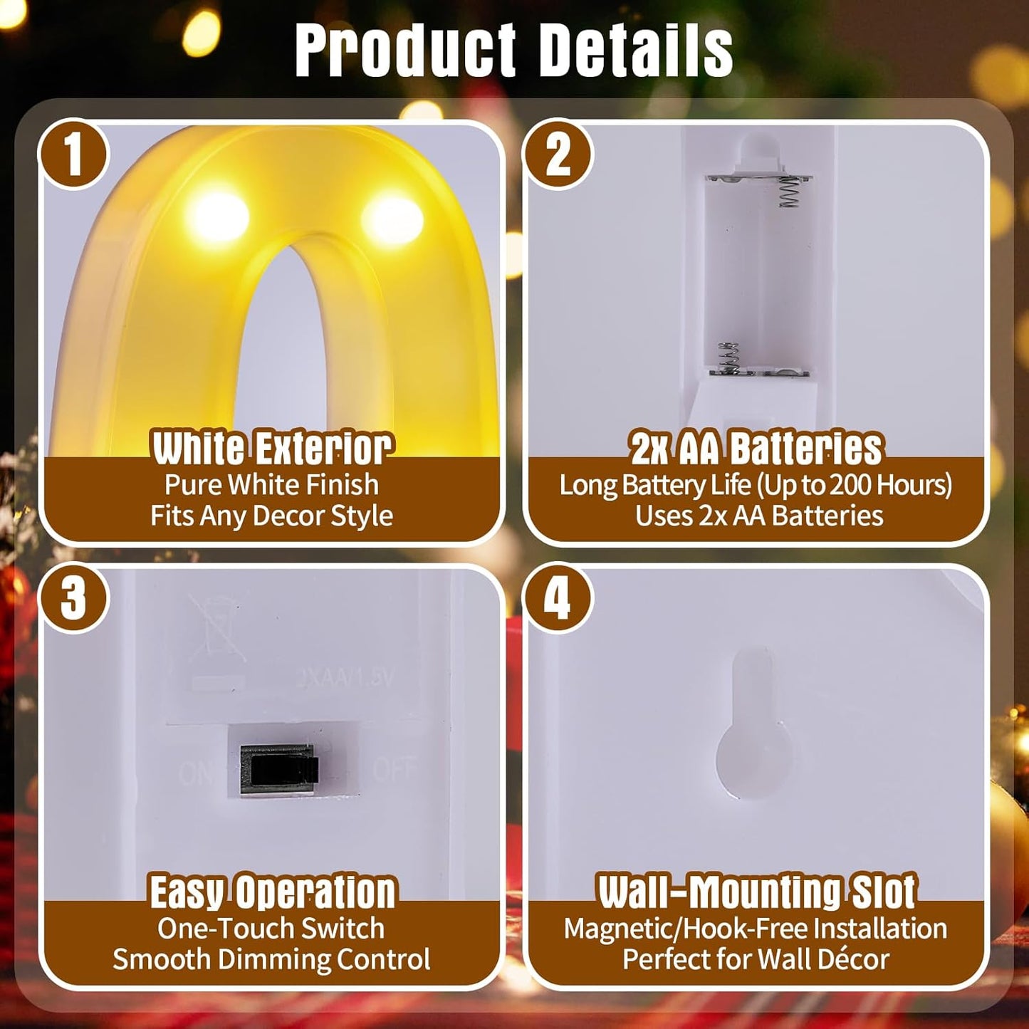 Light Up Letters S,LED Sign Marquee Letters 26 Alphabet for Party Birthday Name,Wedding,Christmas Decorations,Personalized Name Sign Letter for Centerpieces Table and Wall Decor