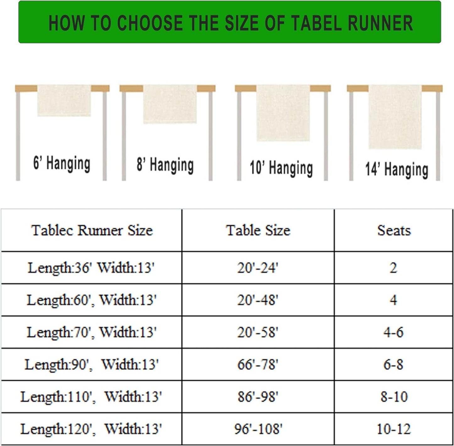 Vintage Bird Flower Table Runner Seasonal Spring Summer Garden Plants Farmhouse Country Kitchen Dining Table Decoration for Home Party Holiday 13"x60"