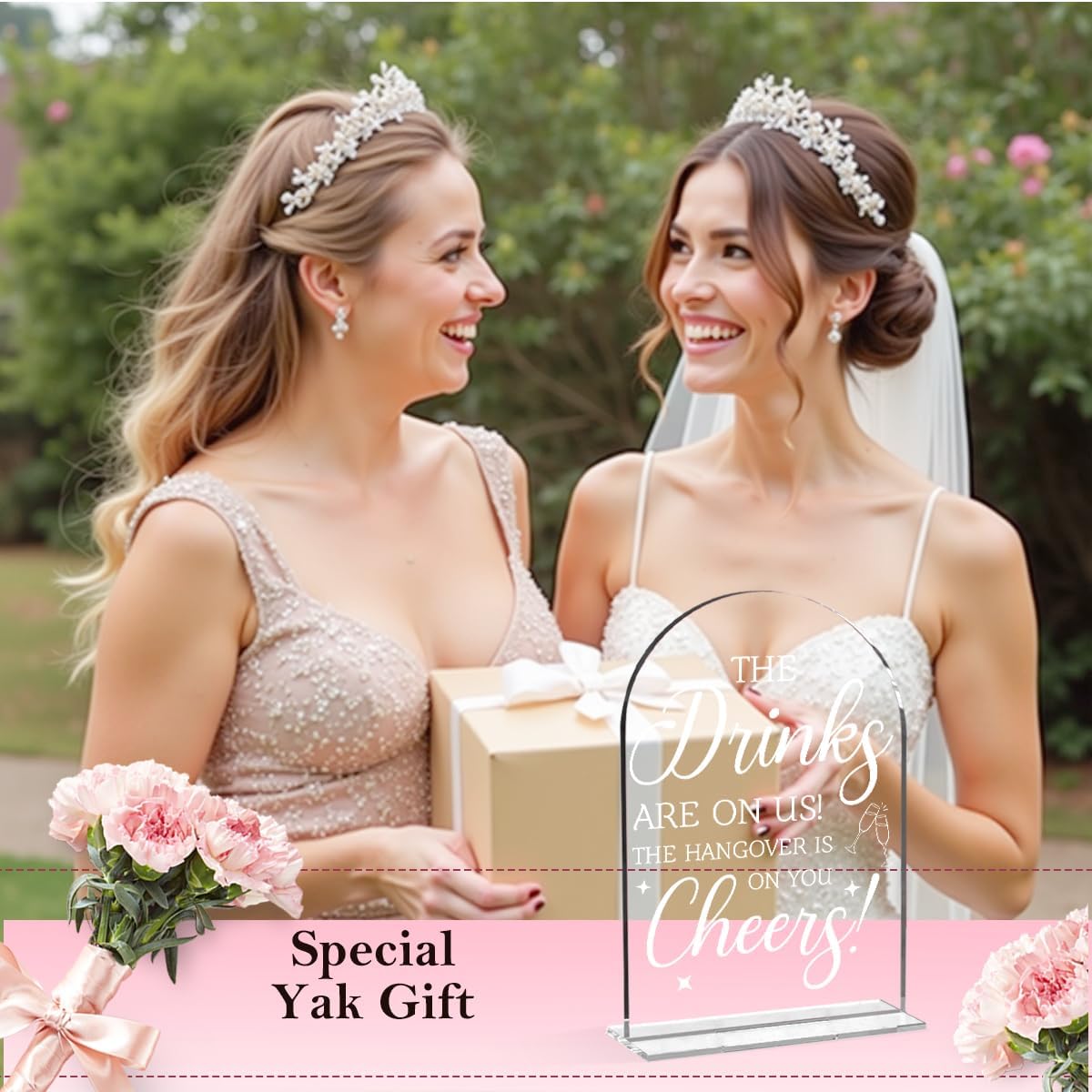 Wedding Decorations for Reception Ceremony, Wedding Clear Acrylic Table Sign for Marriage Parties Anniversaries Reception Cafe Hotel Party Bar Business Event