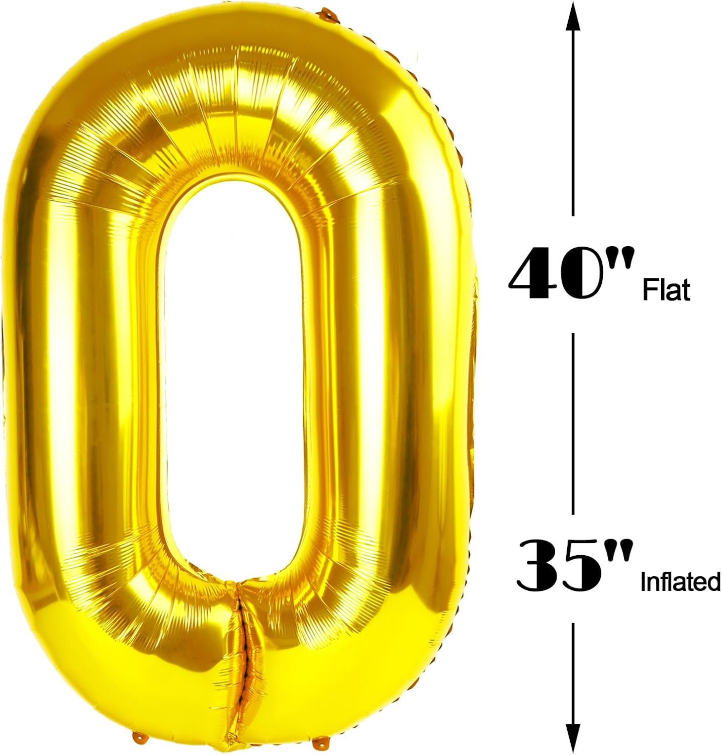 Gold Mylar Number 70 Balloon 40 inch, Number 70 Birthday Balloon, Gold Foil 70 Balloon for 70 Birthday Party, Anniversary Celebration Number Balloons Decorations