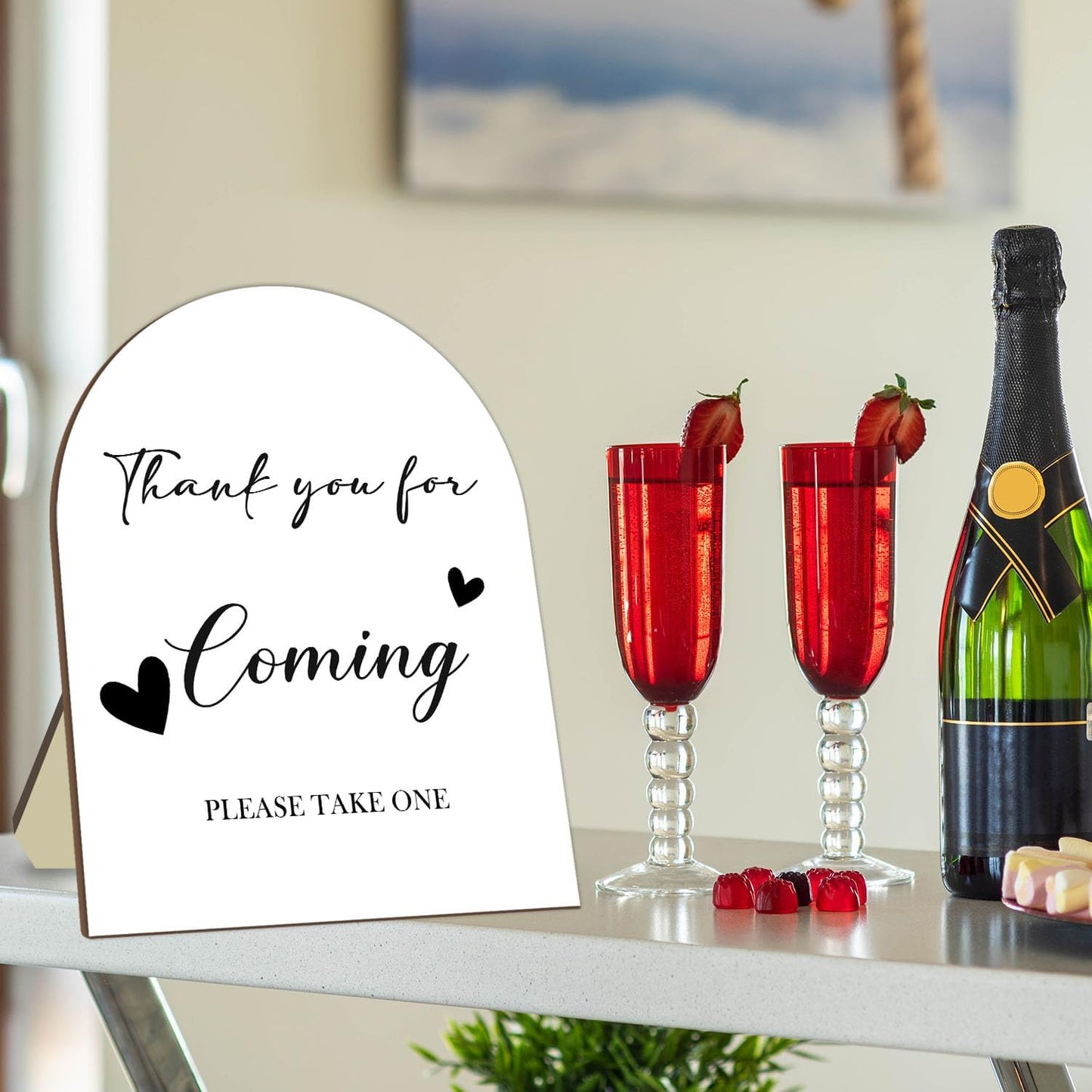 Thank You for Coming Please Take One - Minimalist Decor Bridal & Wedding Shower Sign - 9 * 11IN