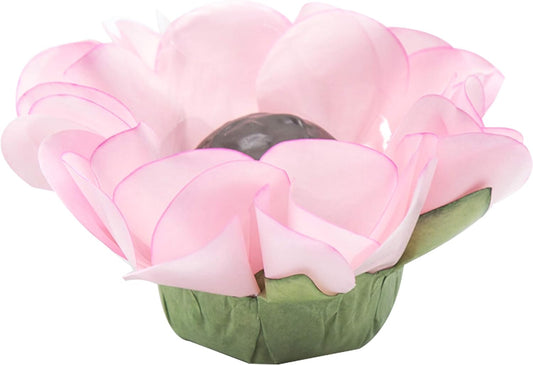 Handmade Paper Truffle Cups | Truffle Liners | Truffle Wrappers | Fominhas | Candy cups for chocolate | Forminhas de Brigadeiro | Candy liners - Pack of 20 - (Paper, Pink)