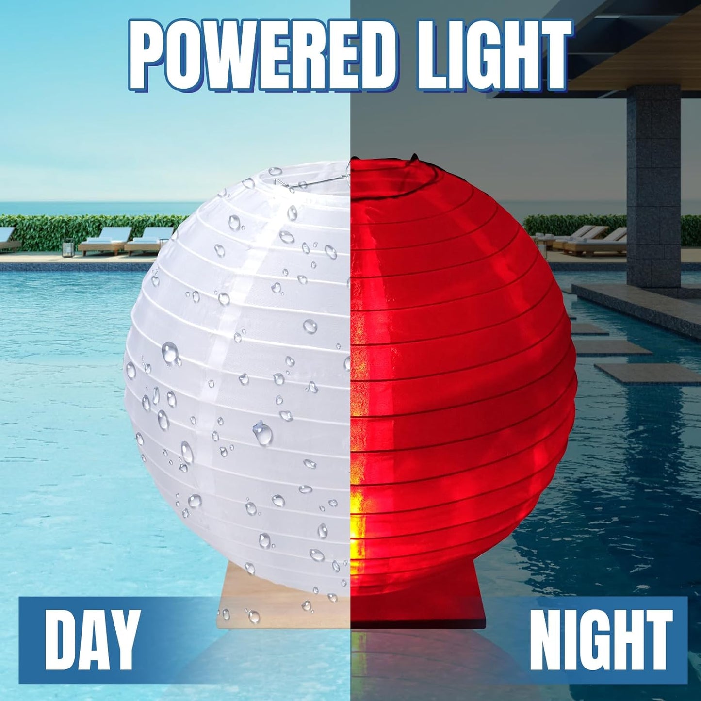 Floating Lanterns LED Pool Lights,IP68 Waterproof Pool Lights That Float ,13 Color Changes by Remote Control for Pool Decor,Outdoor Party,Wedding (4Pcs-10 inches)