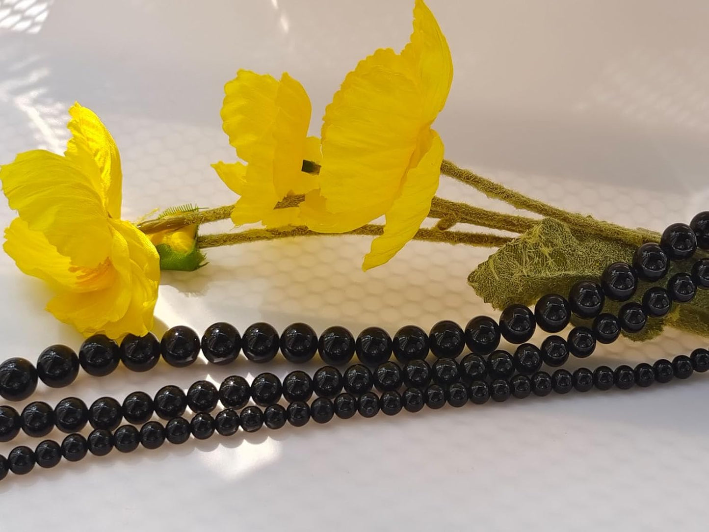 Stone Beads 8mm 100pcs Black Agate Beads Round Loose Gemstones Beads for Bracelet Necklace Jewelry Making (8mm, 60821 Black Agate)