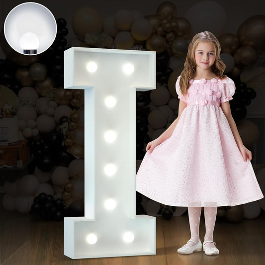 Marquee Letters 3 Feet Tall Large Light Up Letters Baby Shower Decorations Wedding Engagement Proposal White Party Decorations Marry Me Sign Big Cardboard Backdrop I