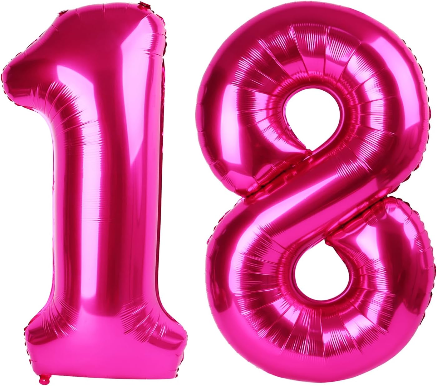 40 Inch Hot Pink 18 Number Balloon