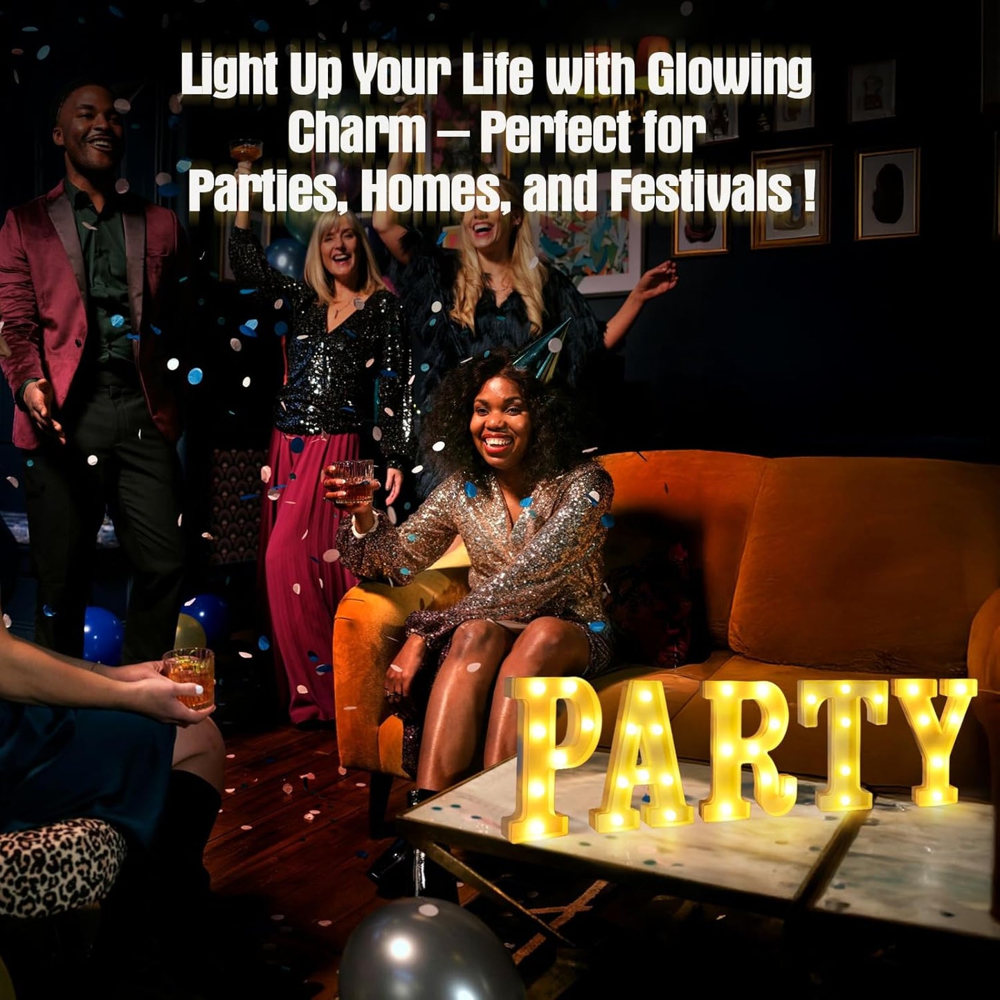 Light Up Letters B,LED Sign Marquee Letters 26 Alphabet for Party Birthday Name,Wedding,Christmas Decorations,Personalized Name Sign Letter for Centerpieces Table and Wall Décor