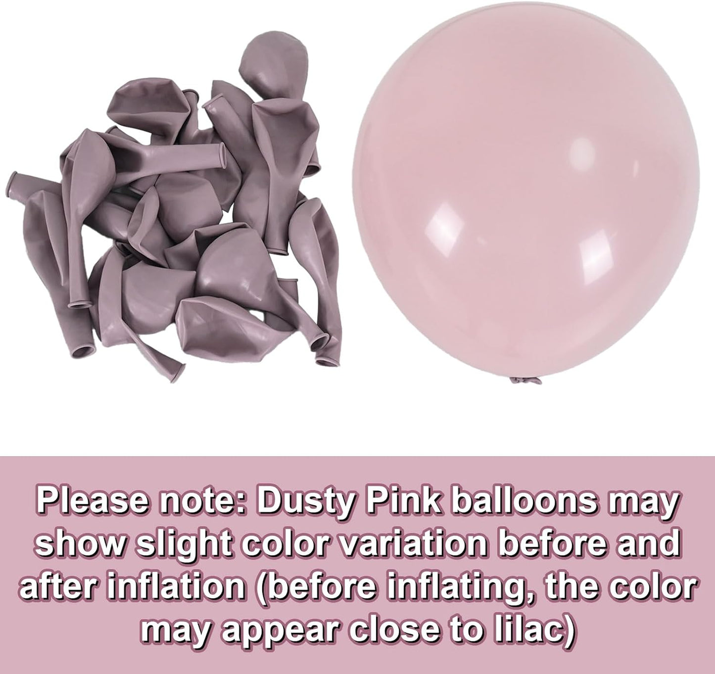 Dusty Pink Beige Balloons, 60 Pcs 12 Inch Pink Sand White Balloons, Metallic Gold Nude Cream Balloon for Girls Women Birthday Pastel Bridal Shower Boho Wedding Baby Shower Engagement Party Decoration