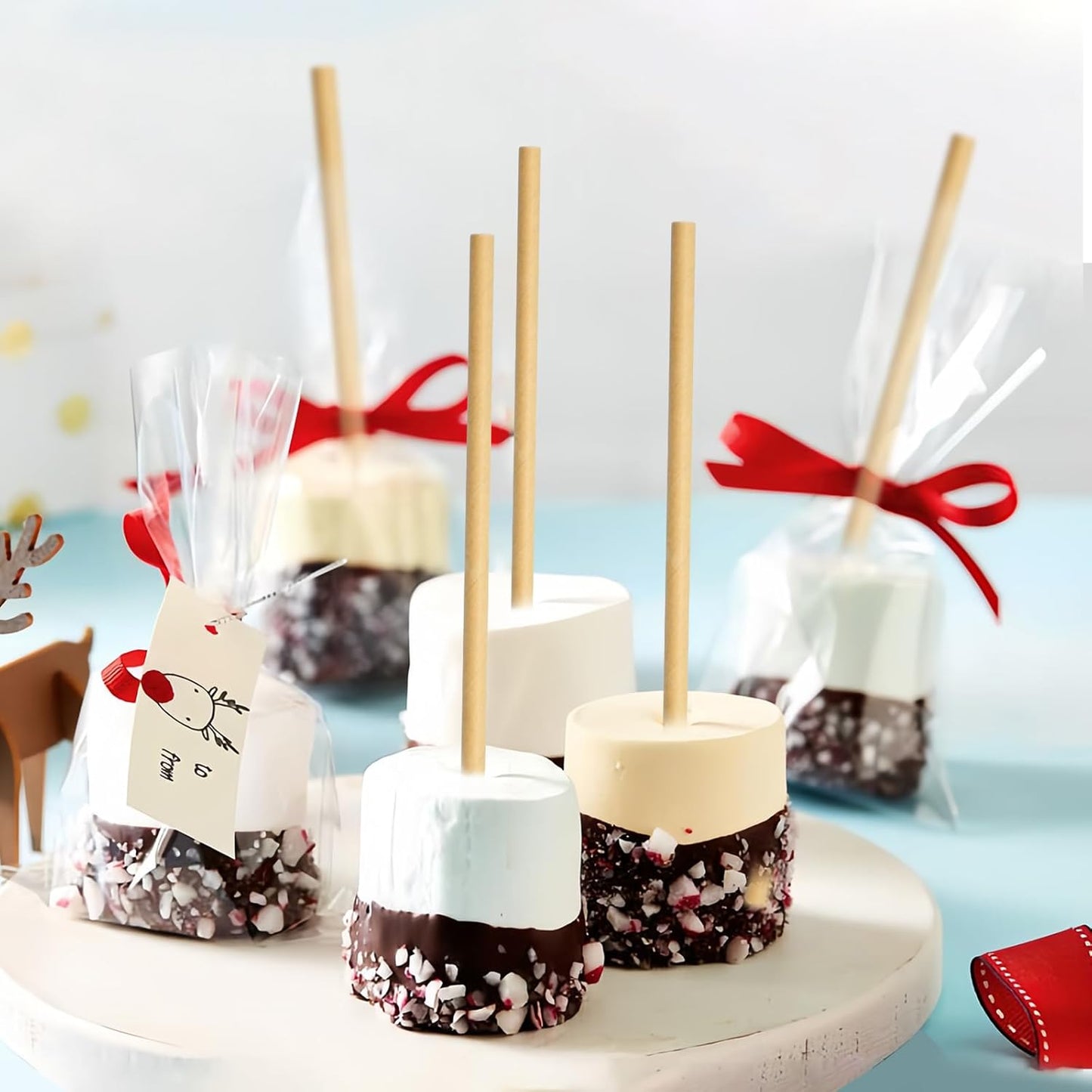 Brown Kraft Paper Straws for Drinking 7.75" x 0.24" - 100 Counts, for Bar, Restaurant, Food Supply, Catering