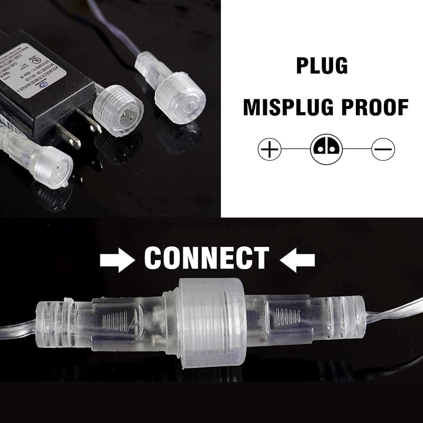 Dazzle Bright 1728 LED Christmas Light, Meteor Shower Rain Lights 11.8 Inch 48 Tubes, Waterproof Plug in Falling Rain Lights Decorations for Xmas Tree Yard Party (Blue)