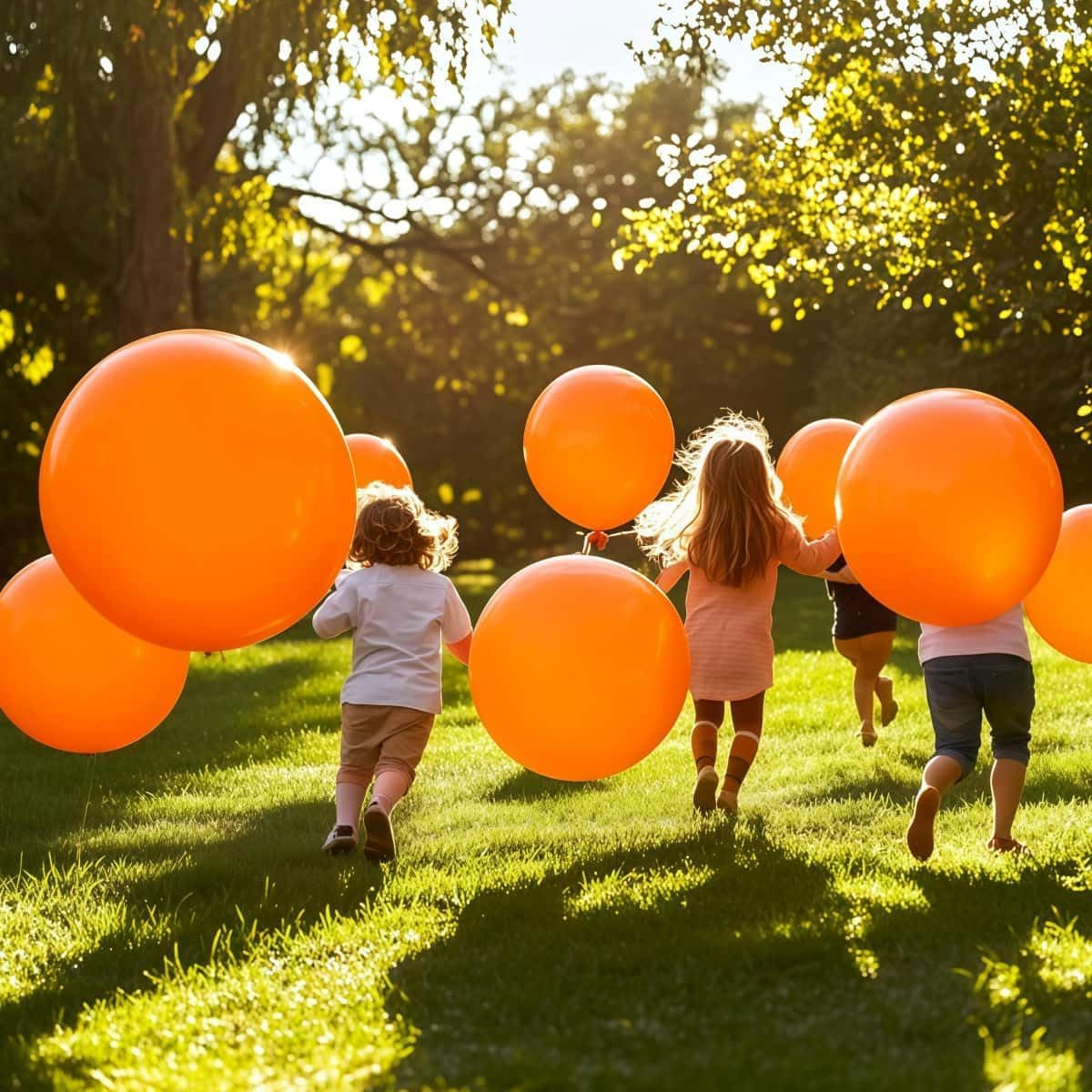 30 Pcs Orange Balloons 36 Inch Orange Latex Large Balloons - Various Party Decorations