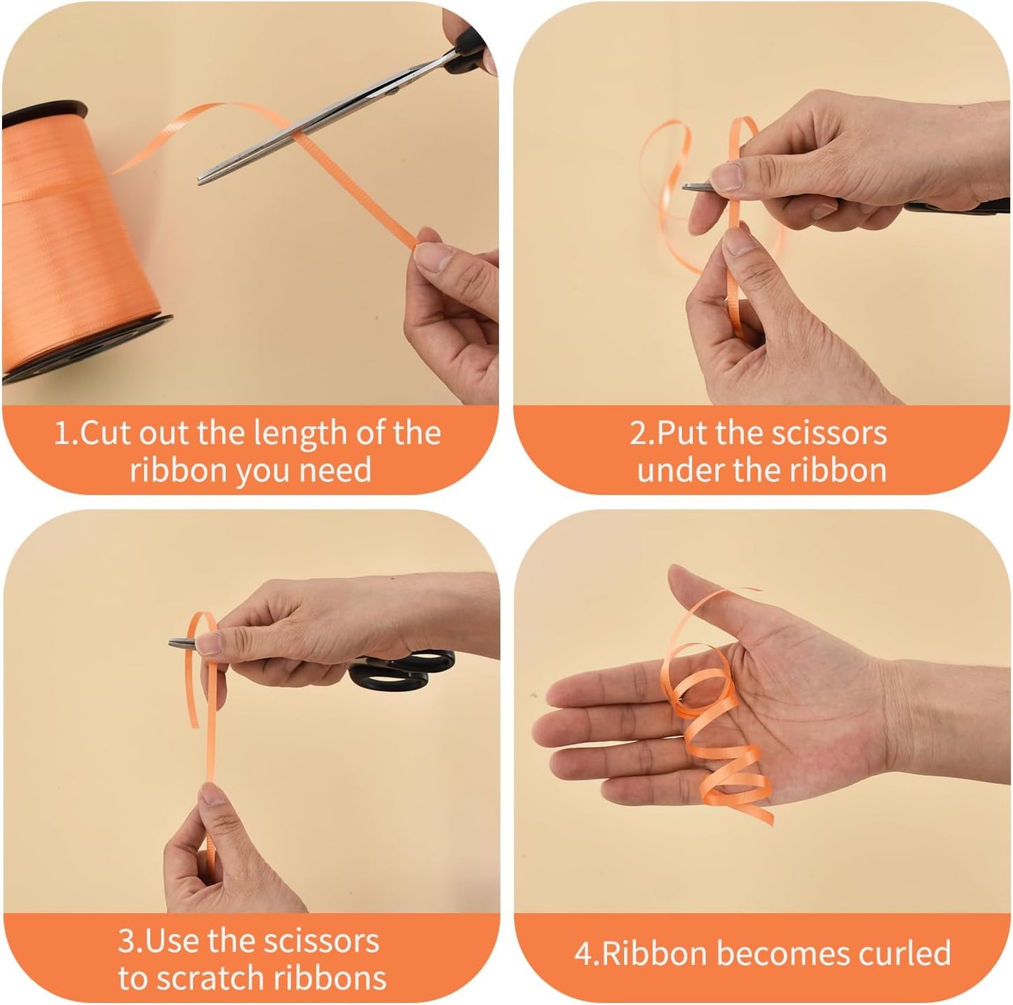 BEISHIDA 500 Yards Matte Hot Pink Curling Ribbon for Gift Wrapping, Birthday Party, Festival, Art Craft, Decor, Florist, Flowers