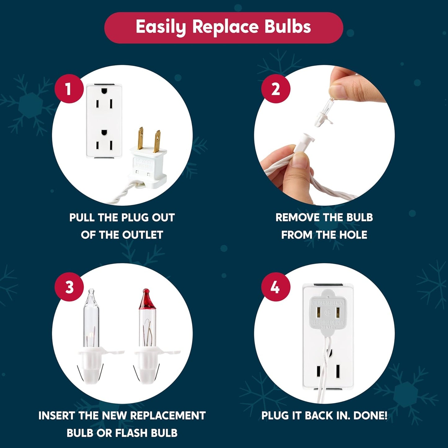 Joiedomi Christmas String Lights Indoor,200(2x100) Mini Multicolor Light with 42.8 FT White Wire,Lighting Decor for Patio Dorm Classroom Bedroom Holiday Wedding Party Garland Birthday Festival