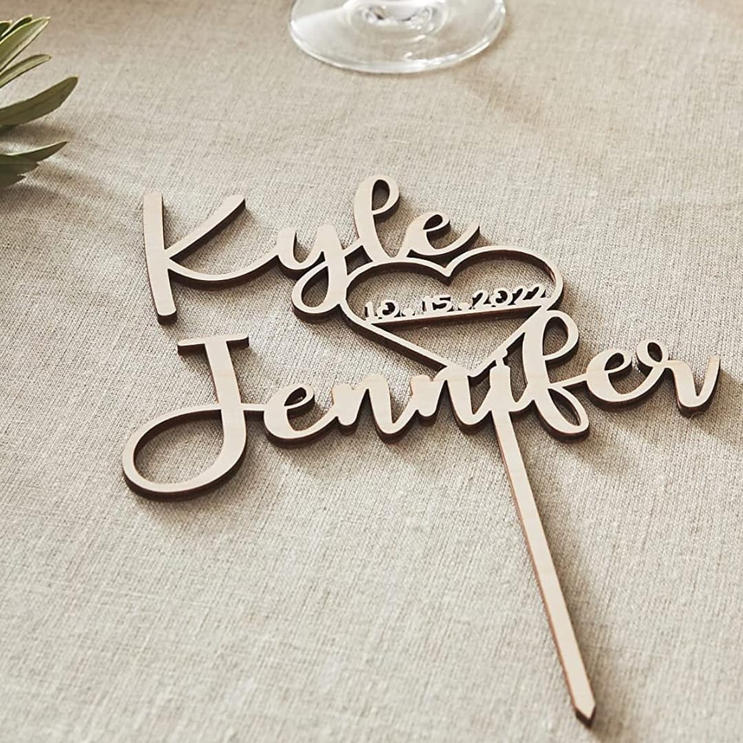 Wedding Cake Toppers, Wedding Cake Toppers Bride and Groom, Custom Cake Topper, Customize Your Own Anniversary Mr and Mrs Cake Topper