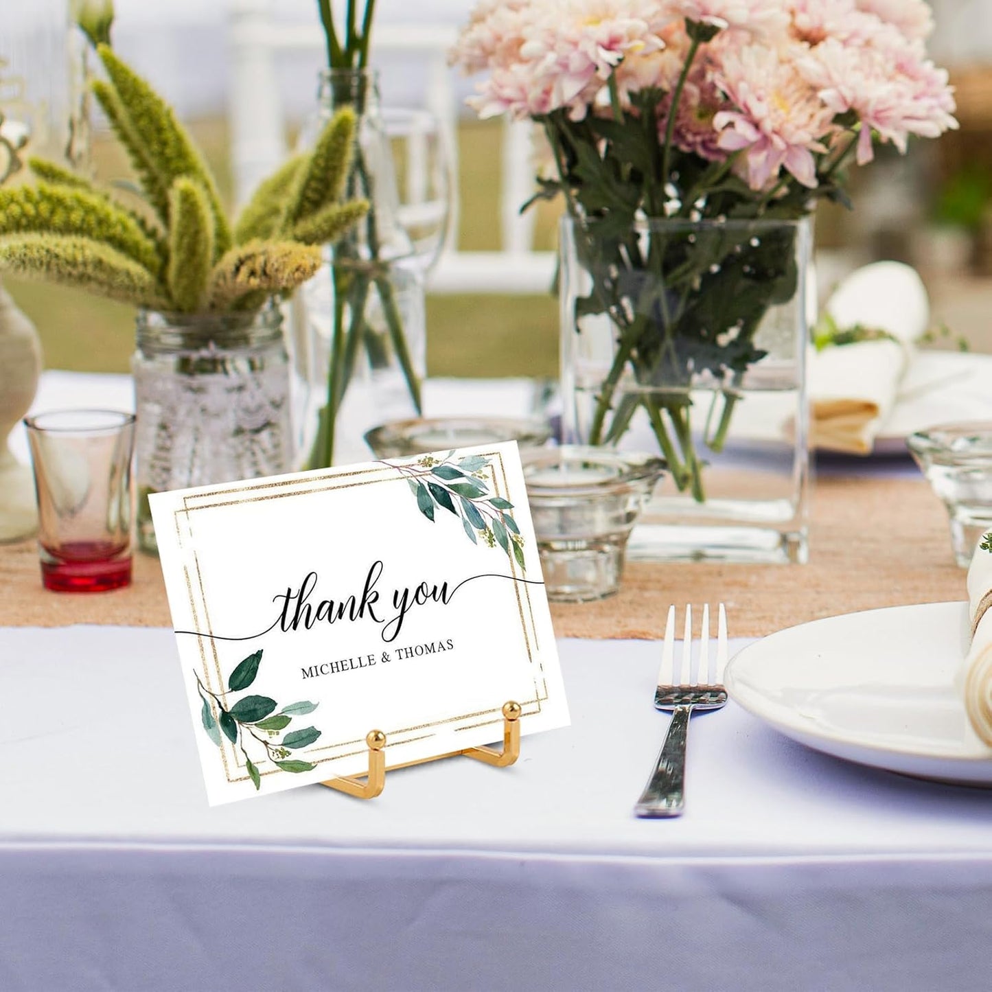 Plate Holder Easel Display Stand - 3 inch Metal Plate Stands for Display - Tabletop Picture Stand - Gold Iron Easels for Display Pictures | Photo Frames | Book | Decorative Plates | Plaque - 4 Pack