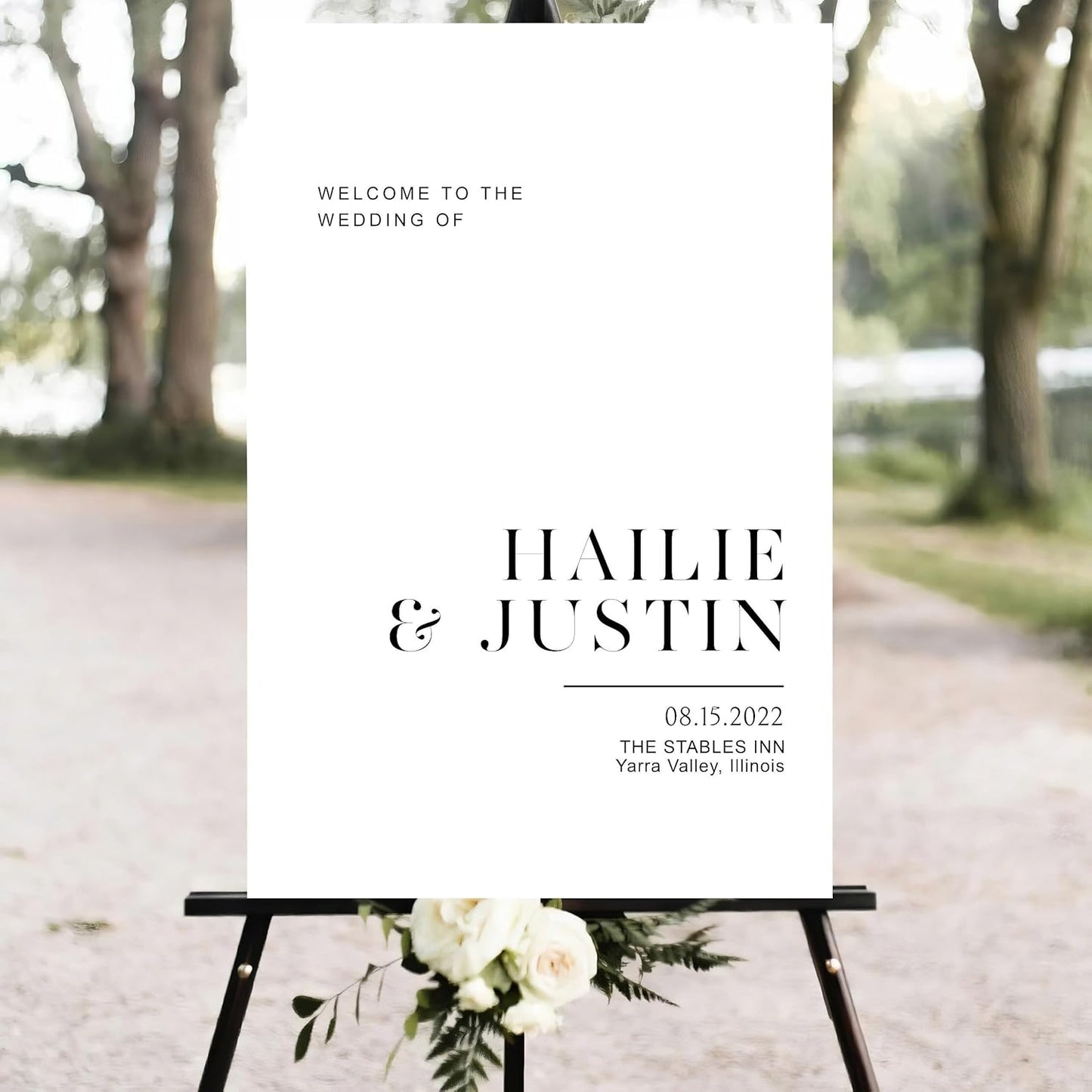 Wedding Welcome Sign, Wedding Welcome, Minimalist Welcome sign