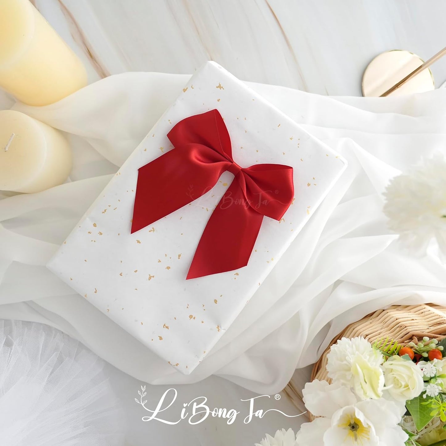 5'' Red Bow Party Decorations Satin Bows, Twist Tie Bows for Treat Bags, Cake Pops, Pre-Tied Bow Premade Ribbon Bows for Crafts, Holiday Bows for Gift Wrapping, Wedding Decor-24 Counts