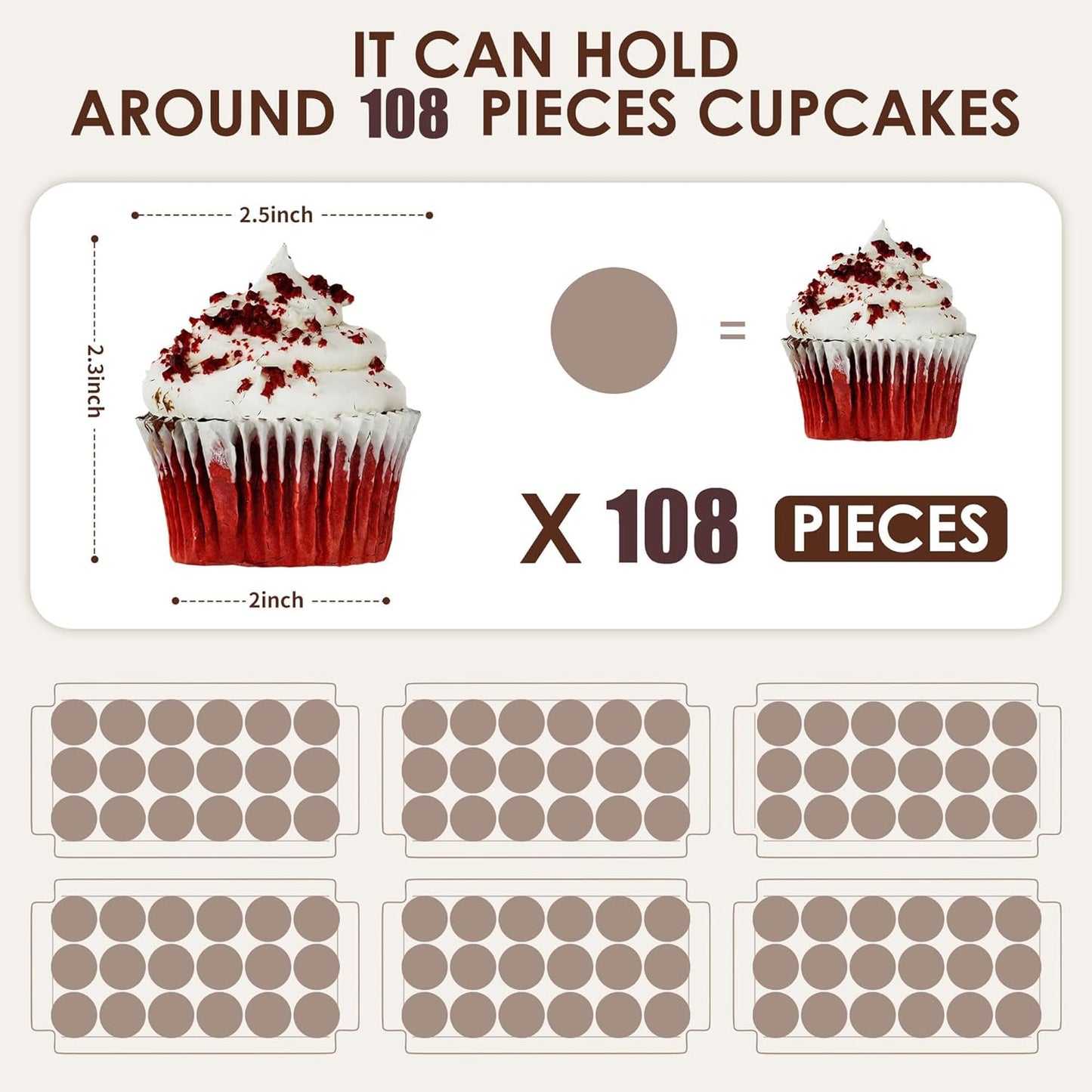 6 Pack Dessert Table Display Set, Clear Acrylic Dessert Display Stands with 3 Pack Dessert Tray Platters Buffet Risers for Pastry Food Fruit Candy Treat for Wedding Birthday Party