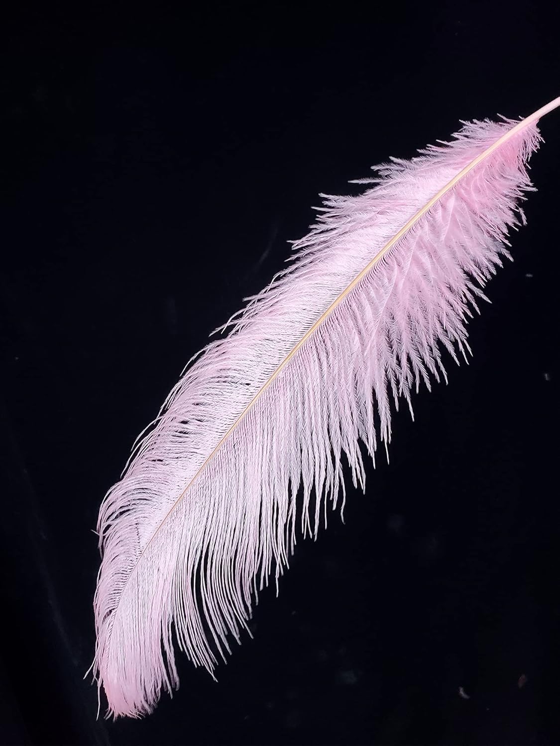Happy Feather 16-18 inch Pink Ostrich Feathers Craft for Wedding Party Centerpieces Home Decoration DIY Craft Pack of 10
