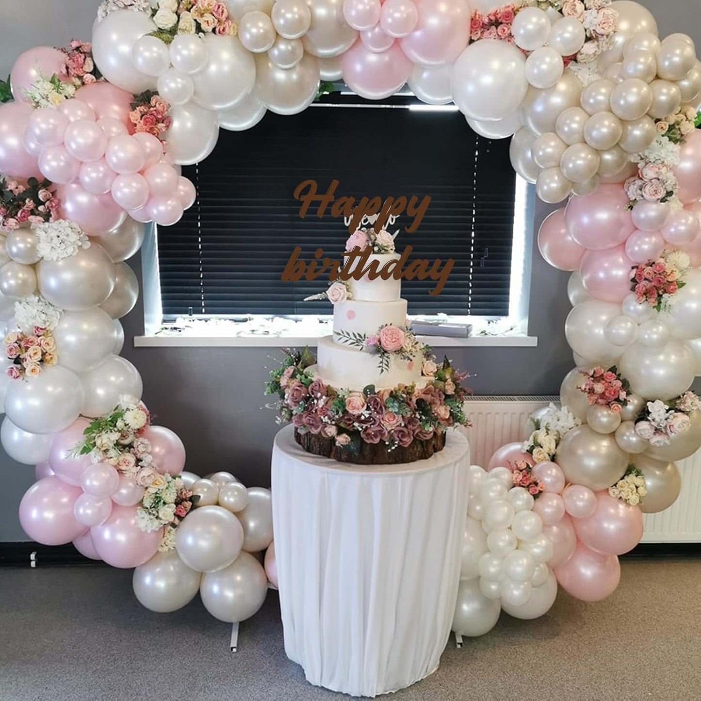 Pearl Balloons, 52 PCS 12 Inch Pearl white Double-Stuffed Balloons, White Pearl Sand White Double-Stuffed Ivory Latex Balloon for Birthday Baby Shower Wedding Bridal Party Decoration