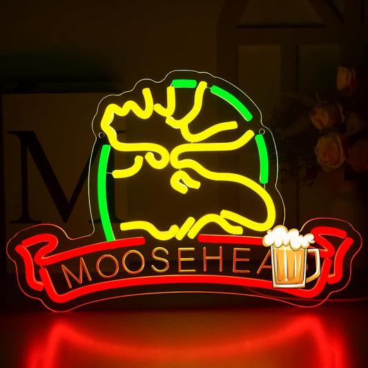 Beer Neon Sign for Wall Decor Beer Neon Lights Bar Led Sign for Man Cave Home Bar Shop Pub Bistro Game Room Party Hotel Decor,Birthday Gifts for Father or boy friend Size15.7 * 10.6in(JTD281)