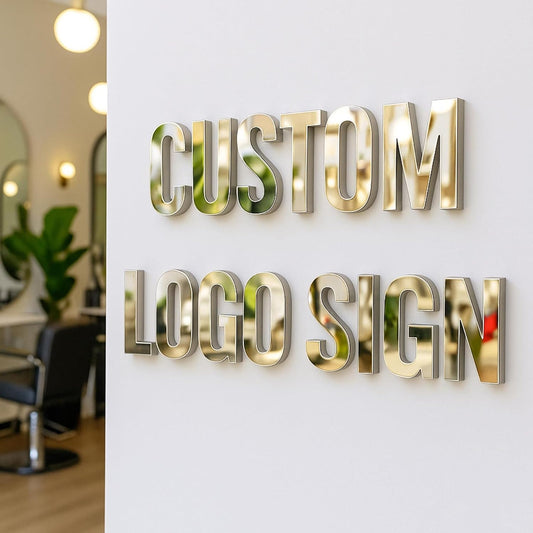Custom Led Sign Business Logo Lights Signage Letters Backlit With Name Light Up Personalized Illuminated Name Address Sign for Wall Company Storefront Home Office Salon Cafe Studio