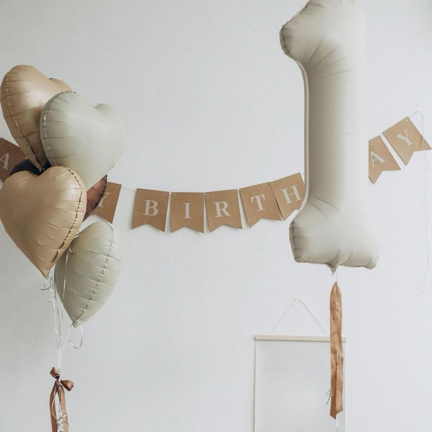 Retro Apricot Heart Balloons, 12Pcs 18 Inch Nude Caramel Helium Love Heart Shaped Neutral Balloons for Engagement Bridal Wedding Anniversary Birthday Party Baby Shower Valentines Day Decorations