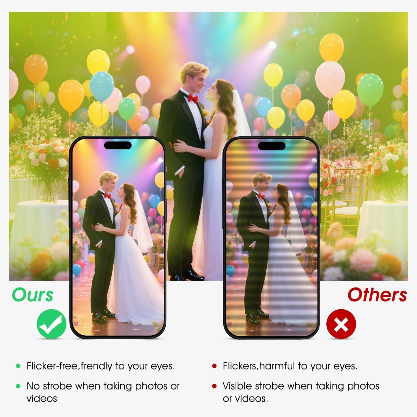 LED Flood Light Outdoor, 50W Color Changing RGB Flood Light, IP66 Waterproof Outdoor Landscape Lights Stage Lights, 5000LM Uplighting for Party, 2Pack