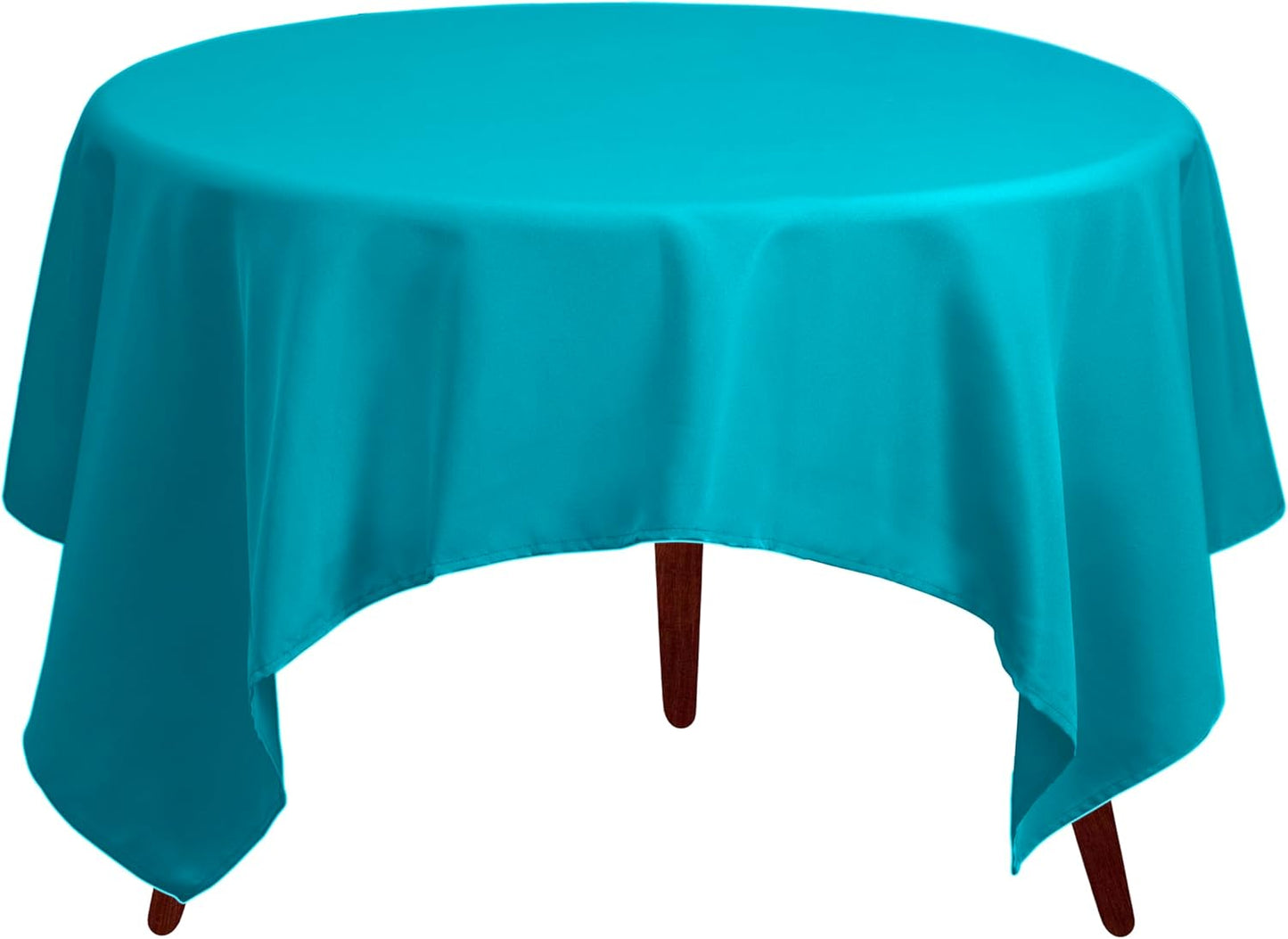 Gee Di Moda Square Tablecloth - 85 x 85 Inch Caribbean Table Cloth for Large Square or Round Tables - Heavy Duty Washable Fabric - for Buffet Table, Holiday Party, Dinner, Wedding & Baby Shower