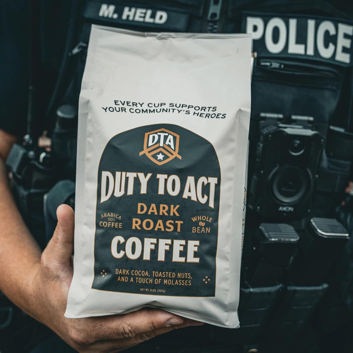 Duty to Act Medium Roast Whole Bean Coffee, 2 lbs (Pack of 1)