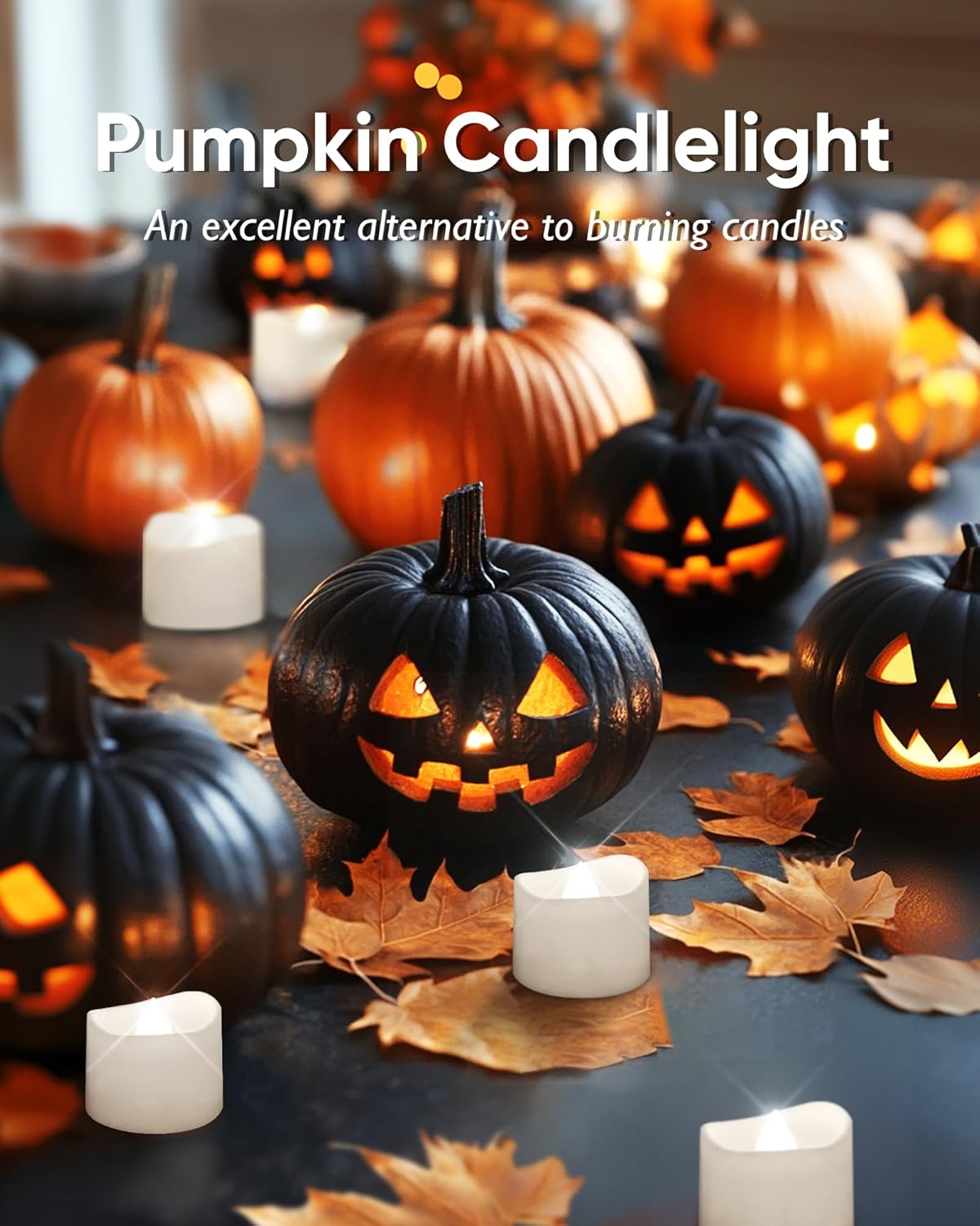 Homemory Cool White Flameless LED Tea Lights Candles, 200+Hour Battery Operated Fake Electric Votive TeaLights for Christmas, DIY Mood Lighting, Party, Holiday, Funeral, Home Decor, 12-Pack