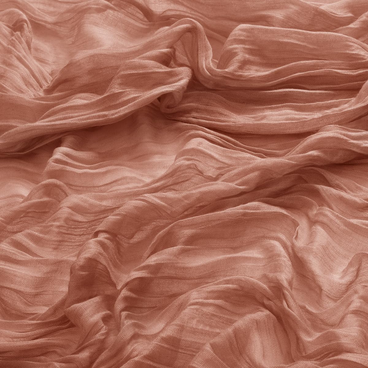 MLMW Dusty Rose Table Runner Cheesecloth Boho Gauze Rustic Cheese Cloth Table Runner 160 inch Sheer 13.3ft for Wedding Party Baby Bridal Shower Birthday