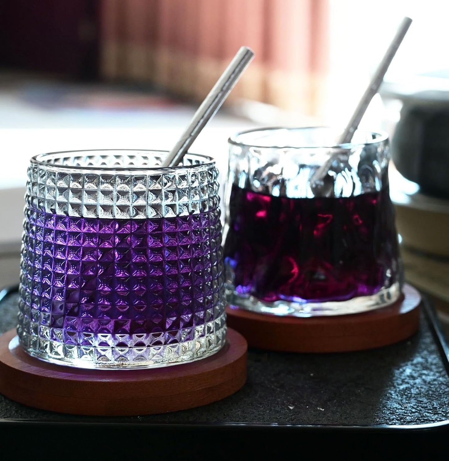 Paper Drinking Straws Cocktail Silver, Compostable Disposable Straws for Party, Bar, Decorations - 5.75" Short, 500 Count