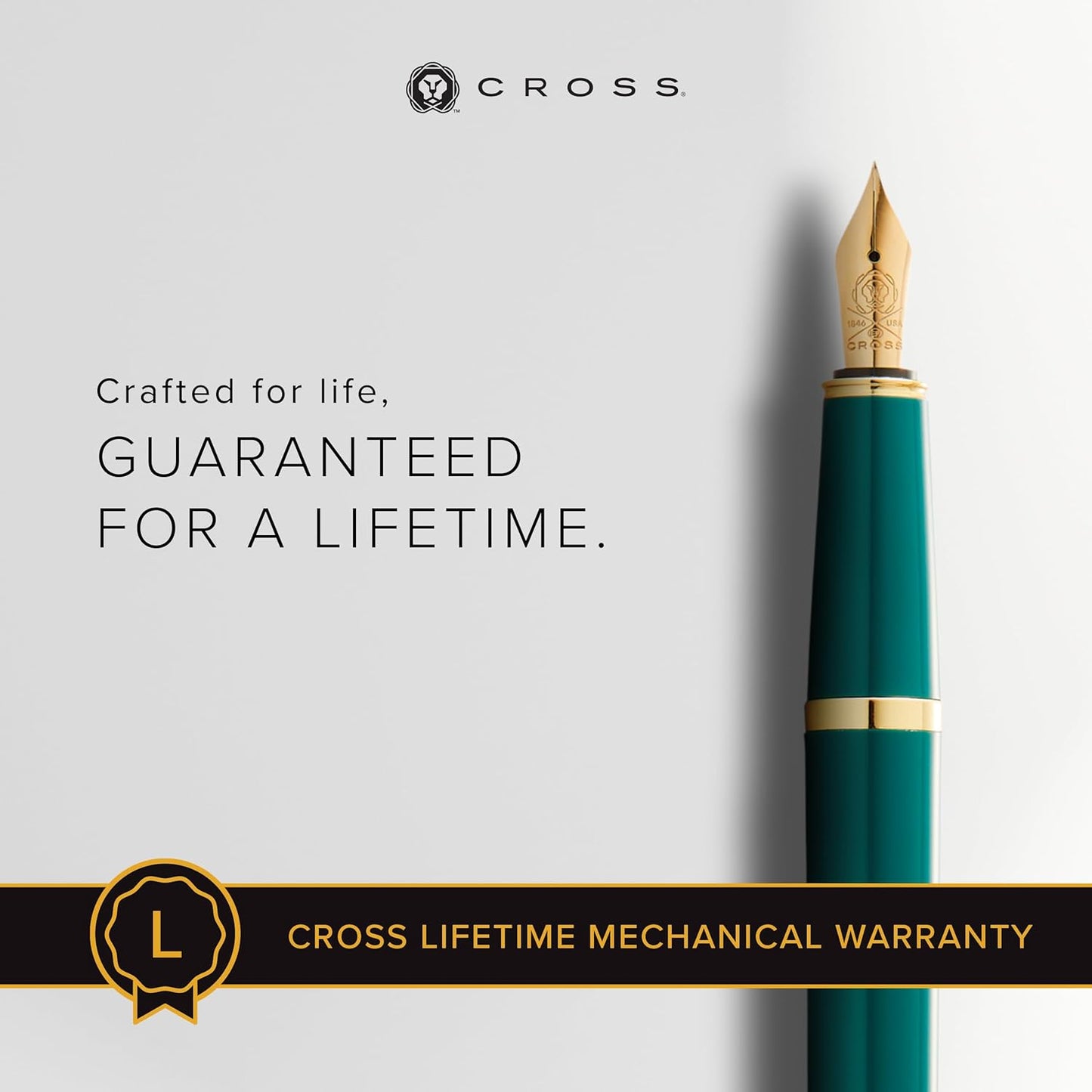 Cross Bailey Light Refillable Fountain Presented in a Everyday Gift Box - Extra fine nib