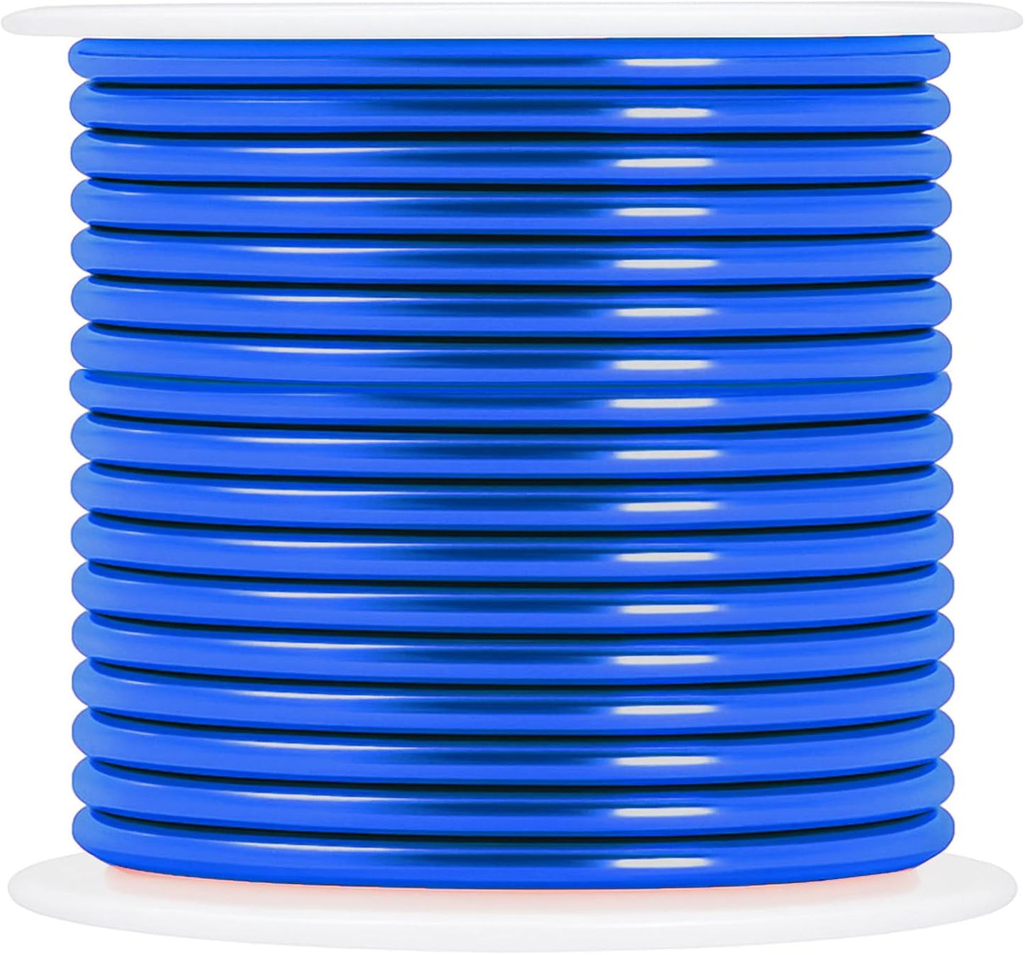 Mandala Crafts 13 Gauge Anodized Aluminum Craft Wire for Jewelry Making - 300 FT Colored Flexible Silver Copper True Blue Pink Ice Blue Green Wire - Bendable for Bonsai Armature Crafting Sculpting