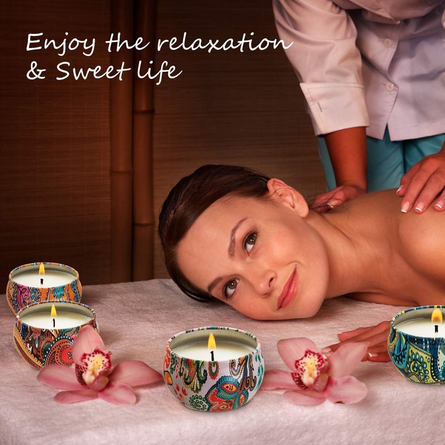 Set 16 Pack Scented Candles Gifts Soy Wax Travel Tin Jar Candles for Home 2.5 OZ Scented Candles for Mom for Christmas, Birthday, Thanksgiving, Mother's Day…